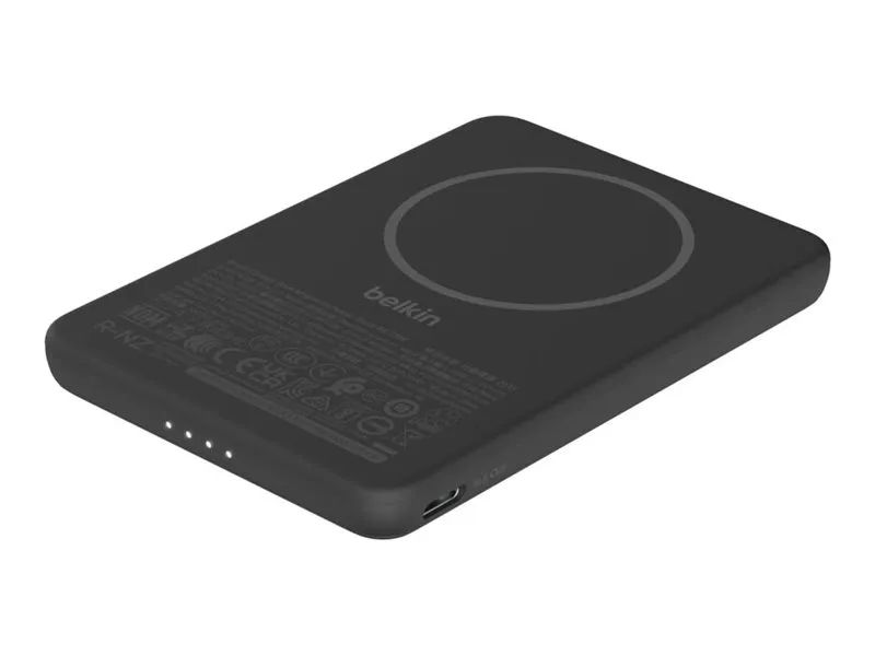 Belkin BoostCharge - Powerbank - schlank, magnetisch - 5000 mAh - 7.5 watt - Fast Charge (USB-C)