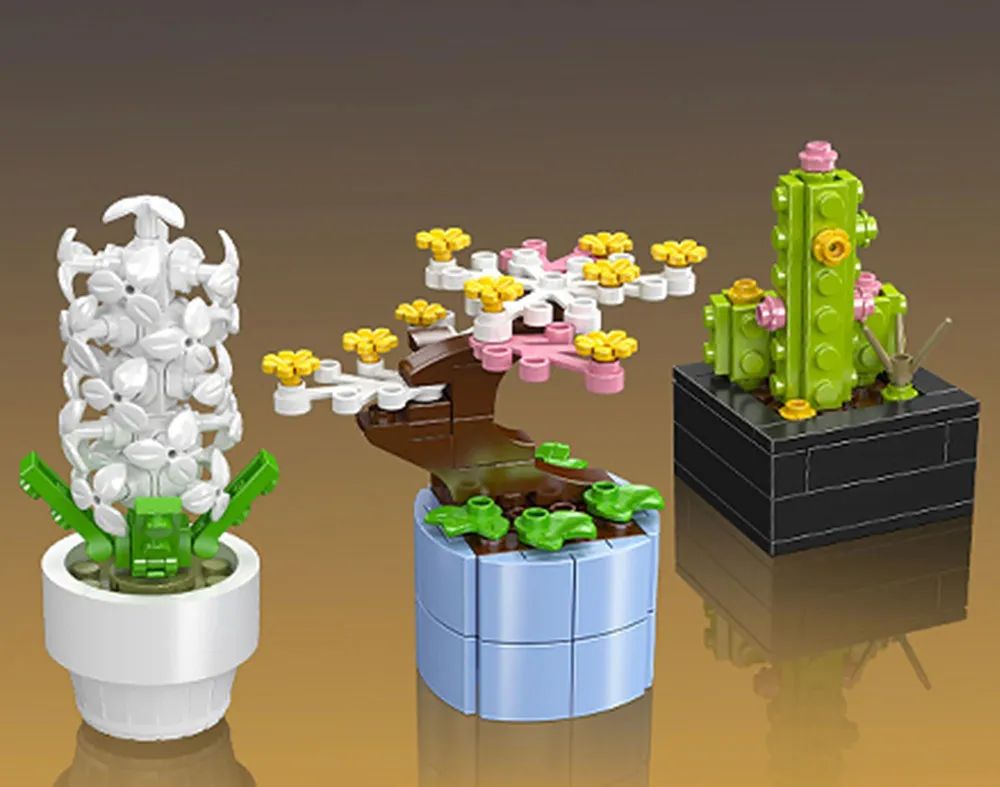 Playfun Ltd. Mould King Mini-Topfblumen