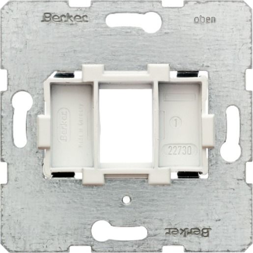 Berker ZENTRALPLATTE 1F.M.WEIß.AUFN. / BERKER 454002