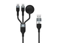 Conceptronic Kabel USB-C/-A2.0->USB-C/AWC/PD 480Mbs sw - Kabel - Digital/Daten