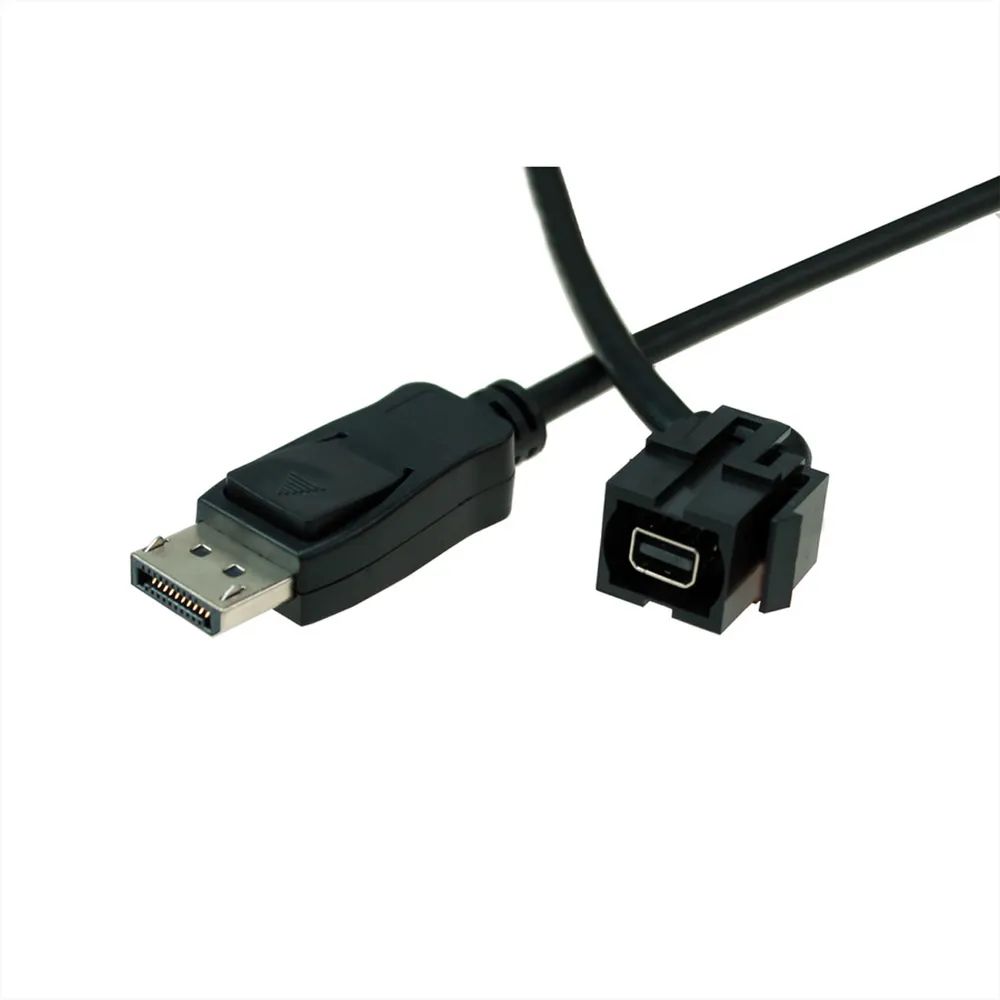BACHMANN Keystone Mini Displayport/Displayport, schwarz