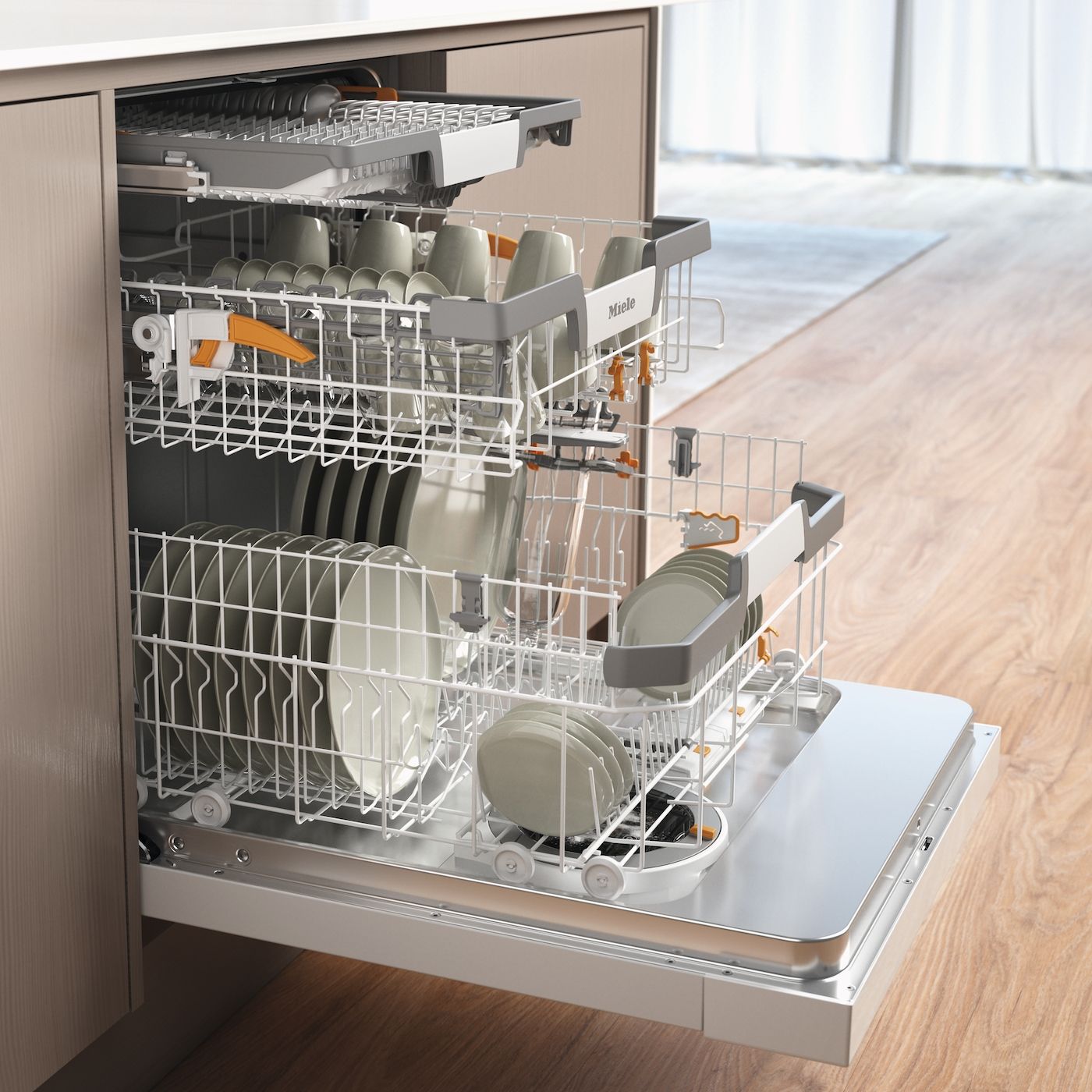 Miele Geschirrspülautomat G 7130 SCU Unterbau/brillantweiss