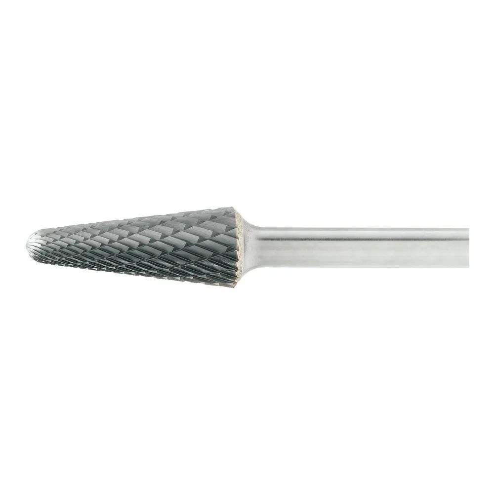 LUKAS HM-Frässtift Form L Rundkegel Kopf ø 12 mm Länge 25 mm Zahnung 7