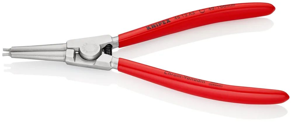 KNIPEX Sicherungsringzange für Außenringe auf Wellen mit Kunststoff überzogen verchromt 210 mm