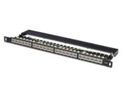 DIGITUS CAT 6, Klasse E High Density Patch Panel, geschirmt, schwarz