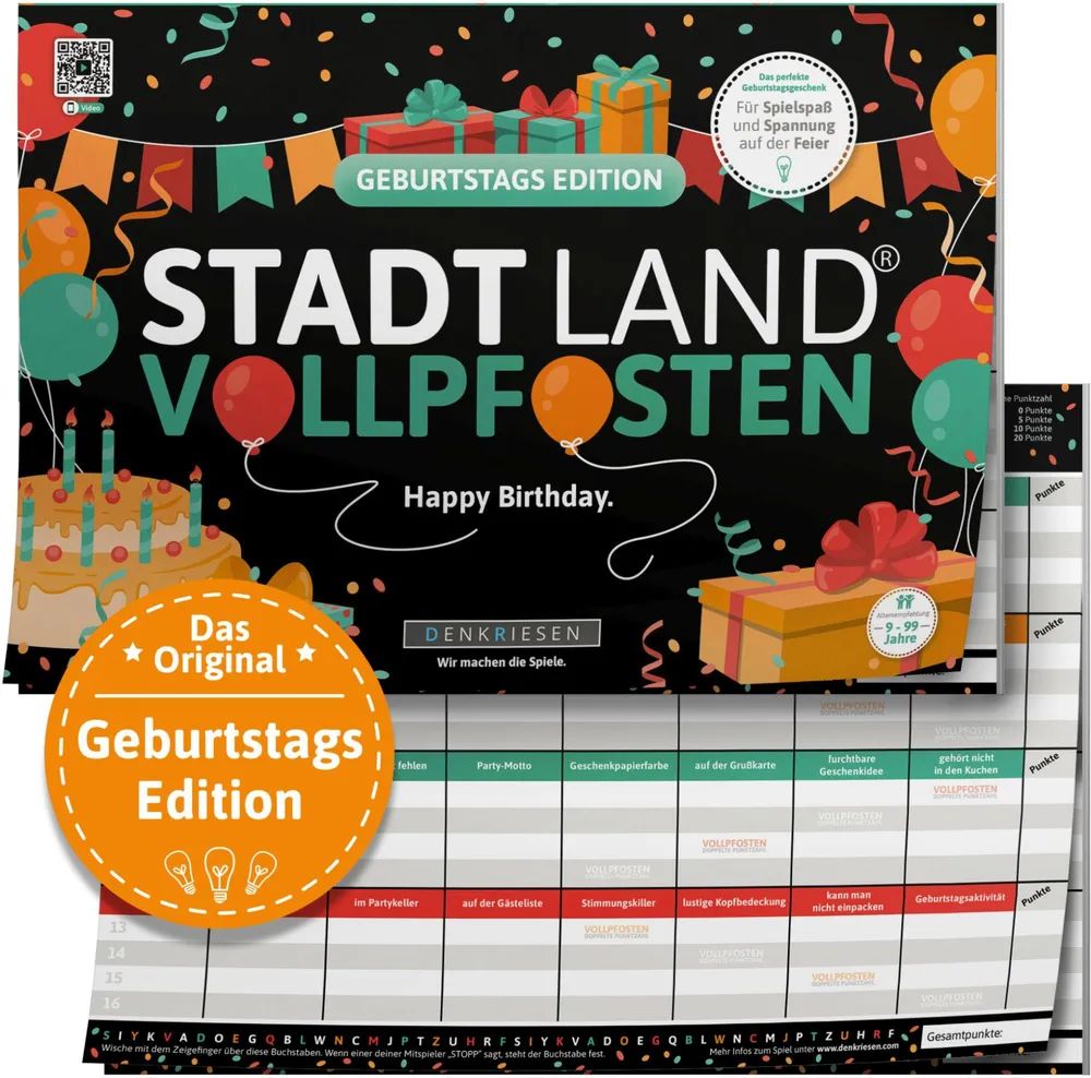 D & R Denkriesen GmbH STADT LAND VOLLPFOSTEN® Geburtstag