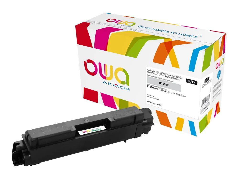 Armor OWA - Schwarz - kompatibel - wiederaufbereitet - Tonerpatrone (Alternative zu: Kyocera TK-590K)