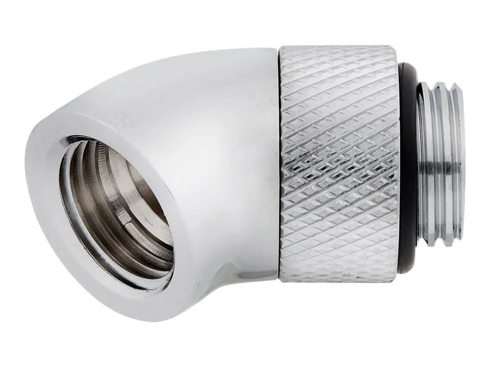 Corsair Hydro X Series 45° Rotary Adapter - Flüssigkühlsystemarmatur - Chrom (Packung mit 2)