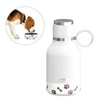 Asobu Dog Bowl - Indoor/Outdoor - 1000 ml - Weiß - Metallisch - Edelstahl - 14,6 cm