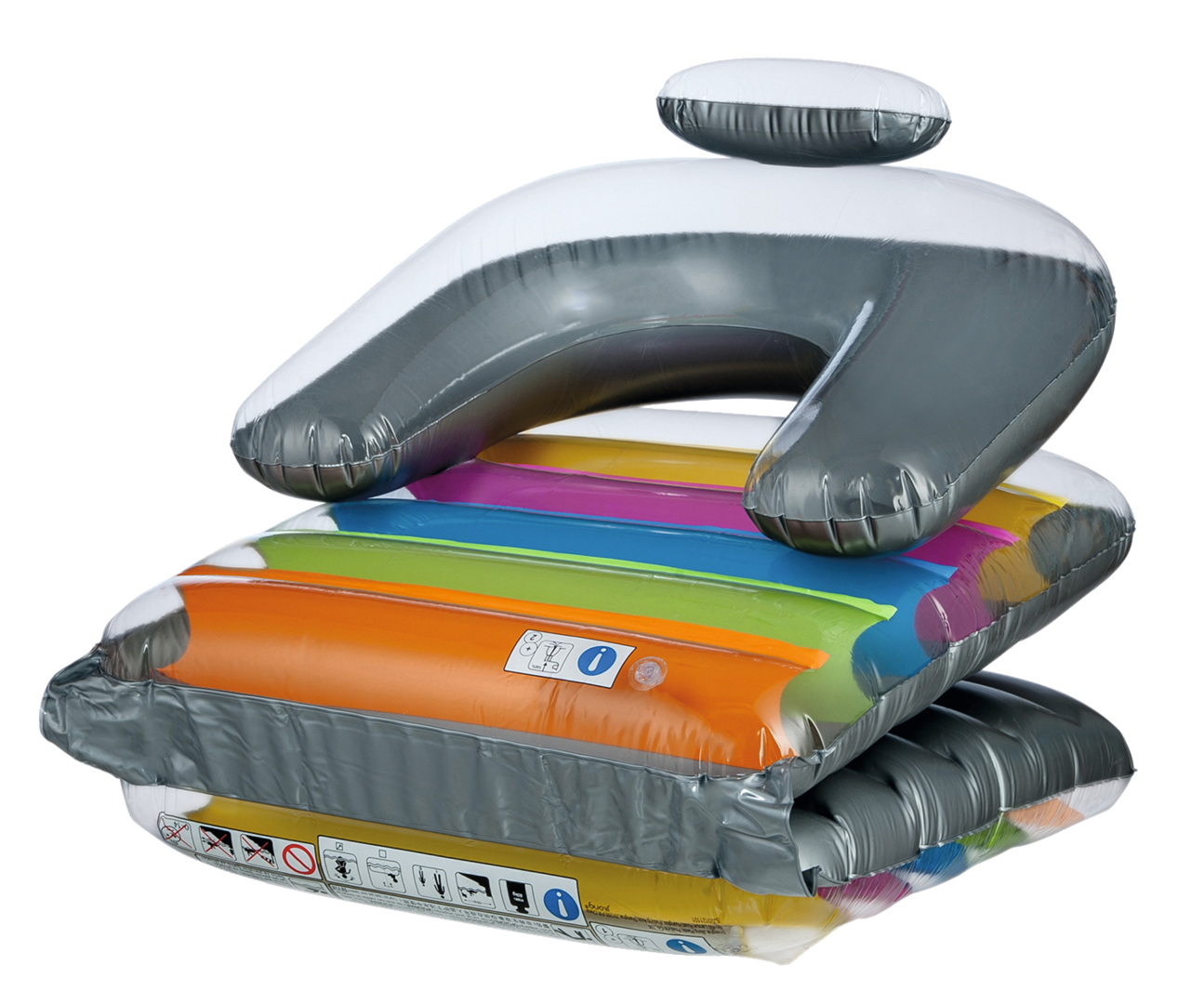 Happy-People Luftmatratze 2 in1