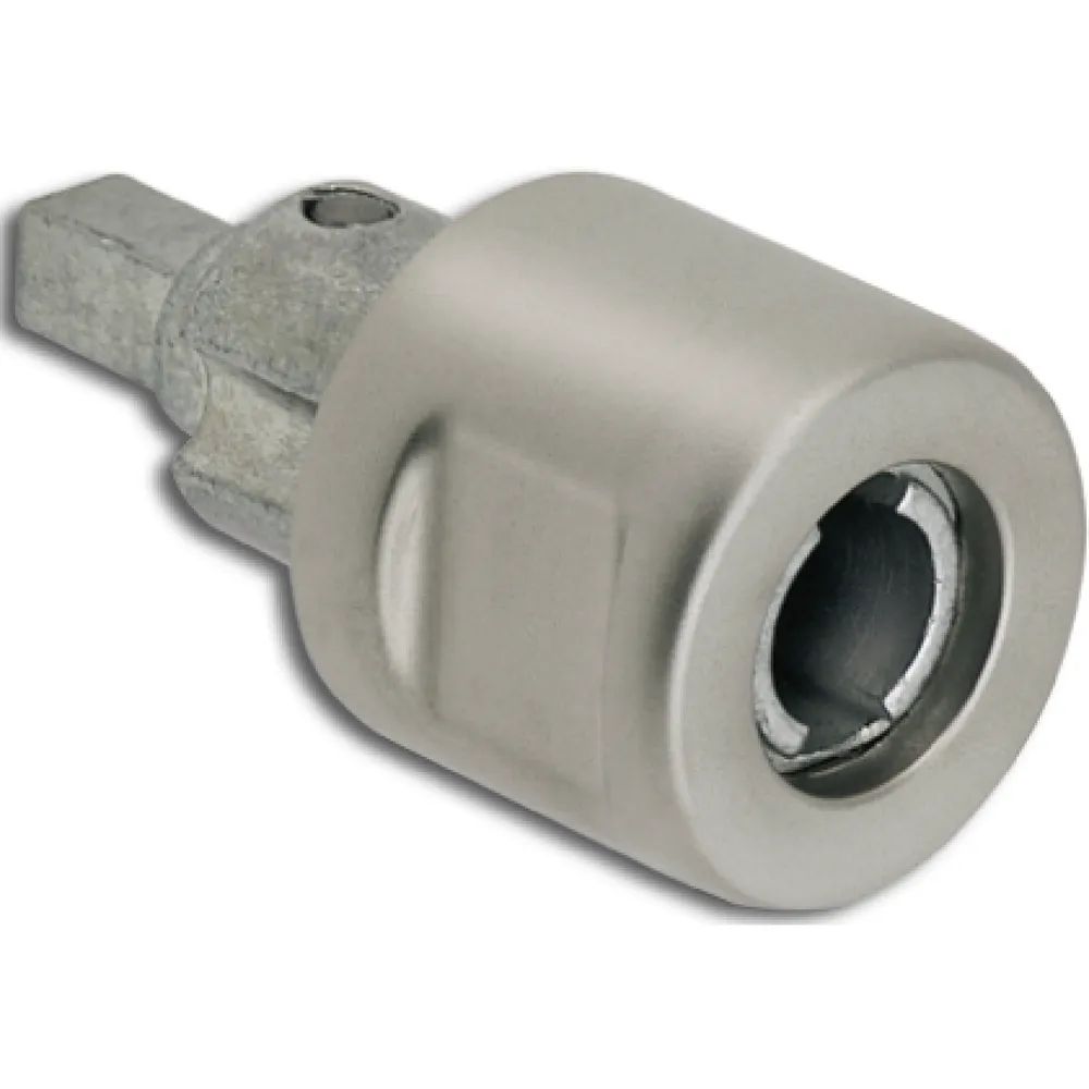 HEKNA MINI METALL SYSTEM 24 Zylinder Drehknopf rechts, Zamak vernickelt matt