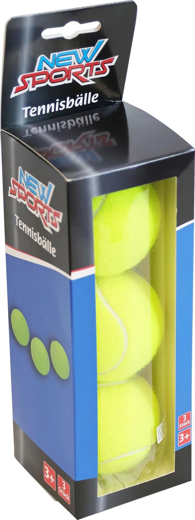 VEDES Großhandel GmbH - Ware NSP Tennisbälle, 3 Stück in Dose