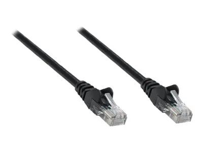Intellinet Network Patch Cable, Cat6, 1.5m, Black, Copper, S/FTP, LSOH / LSZH, PVC, RJ45, Gold Plated Contacts, Snagless, Booted, Polybag - Patch-Kabel - RJ-45 (M)