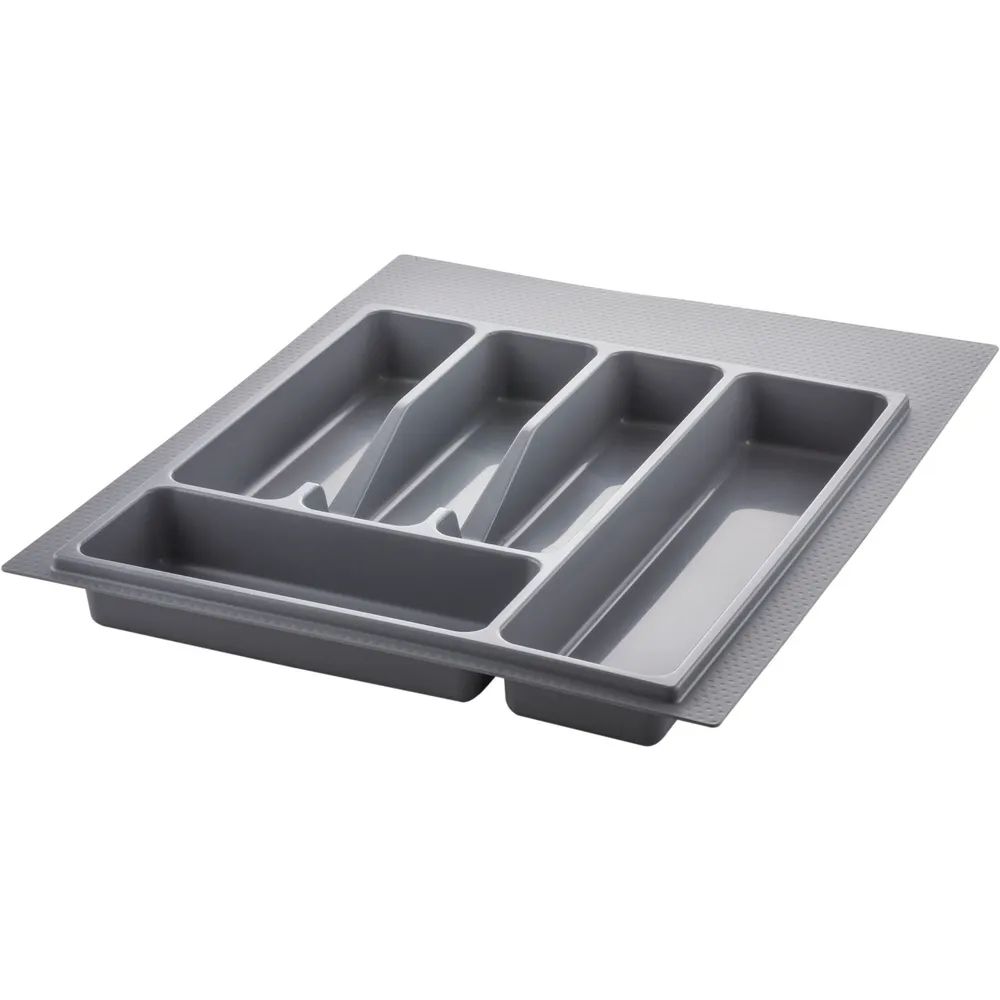 VOLPATO Besteckeinsatz Serie 72 KB 450 mm Kunststoff Silbergrau