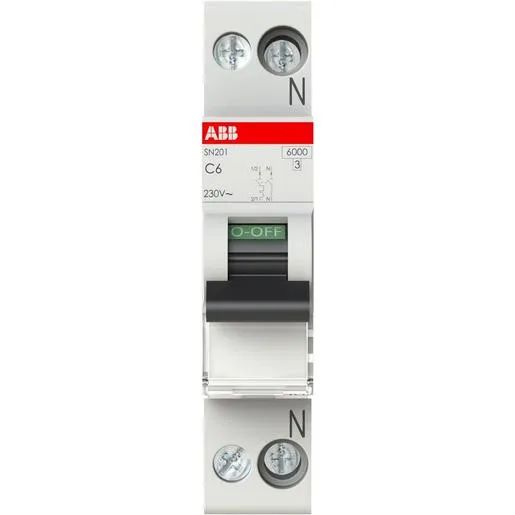 ABB Sace AUTOMAT SN201 C6 6KA / ABBSAC SN201 C6 6KA 2CSS255101R0064