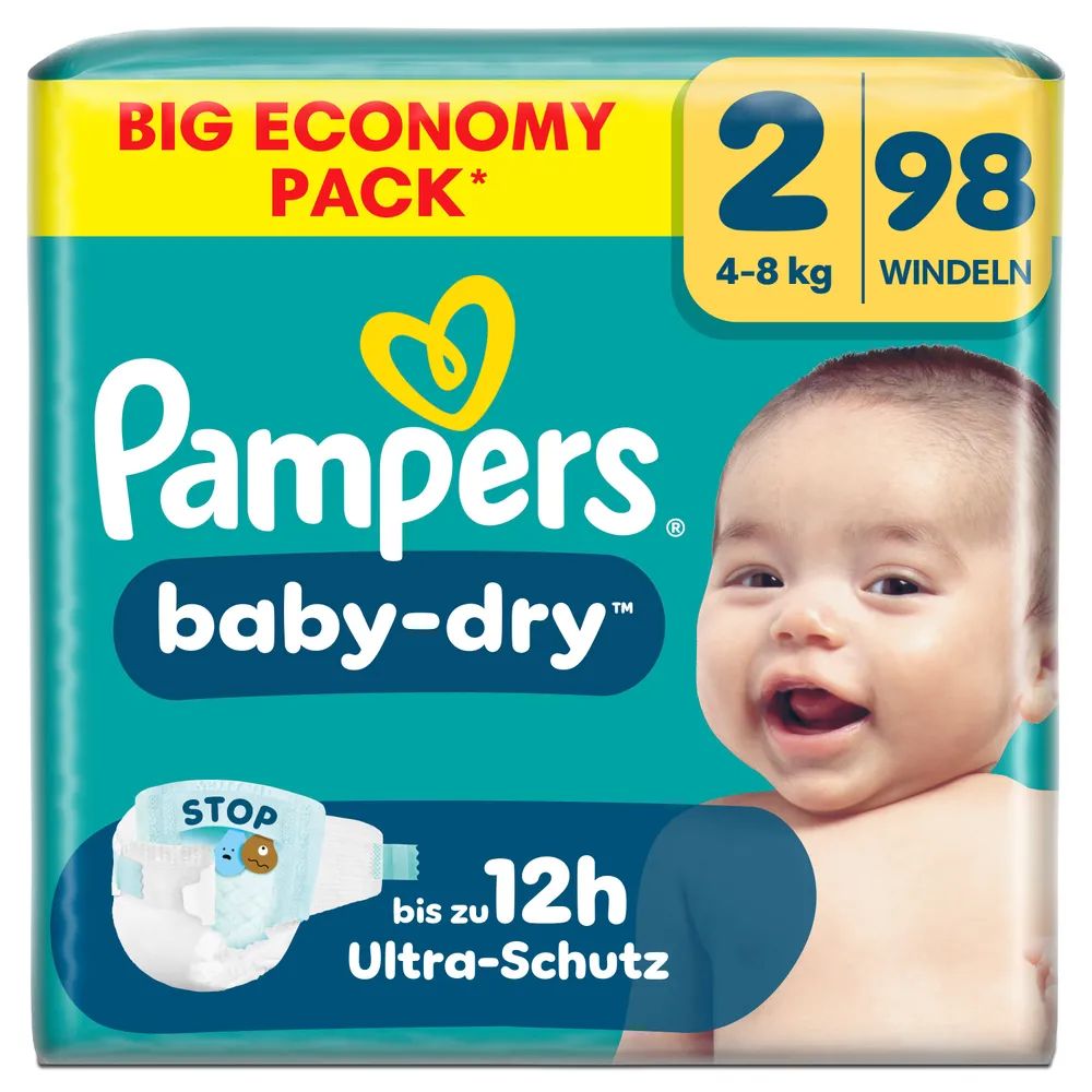 Pampers Baby Dry Gr.2 Mini 4-8kg Big 