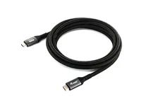 Equip USB4 Gen 2x2 C-auf-C-Kabel - Stecker/Stecker - 2.0 m - 4K/60 Hz - 20 Gbit/s - PD 100 W - 2 m - USB C - USB C - USB4 Gen 2x2 - 20 Gbit/s - Schwarz