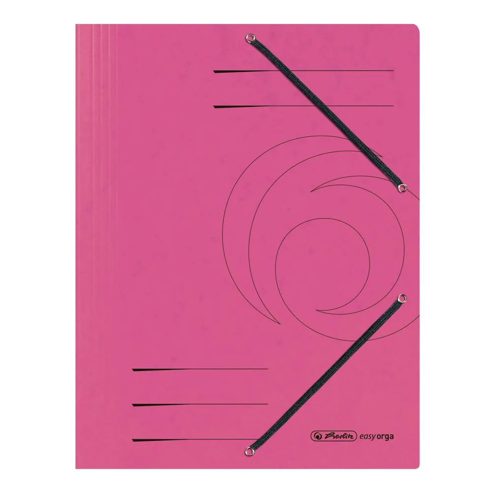 herlitz Einschlagmappe Quality, mit Gummizug, A4, fuchsia