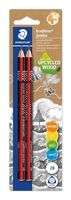 STAEDTLER Bleistift Tradition Jumbo 2B Dreikantform 2Stk. retail
