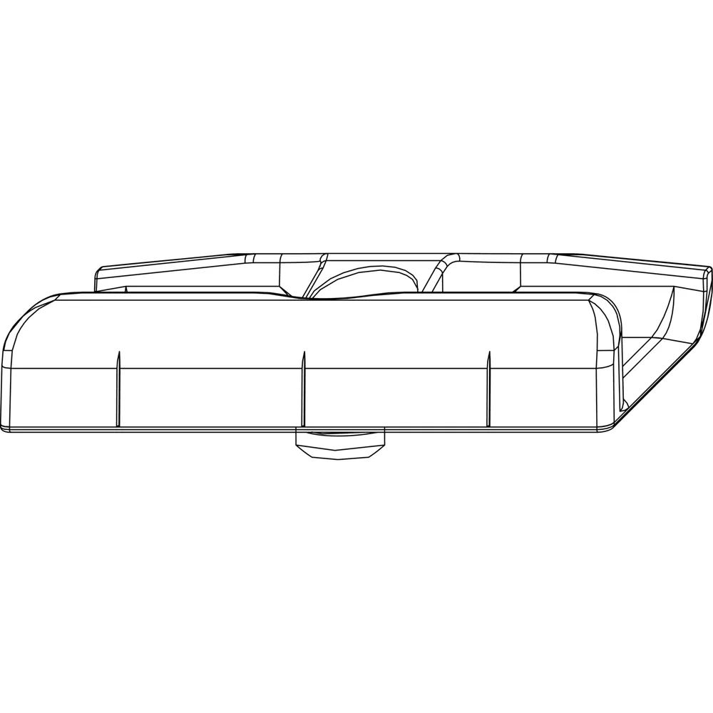 MACO Schließteil FL 12 glatt, Eurofalz 24mm,13V, Positionsz.,Schrägv. (356961)
