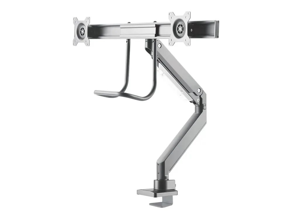 Neomounts NM-D775DX - Befestigungskit - Voll beweglich - für 2 LCD-Displays - Silber - Bildschirmgröße: 25.4-81.3 cm (10"-32")