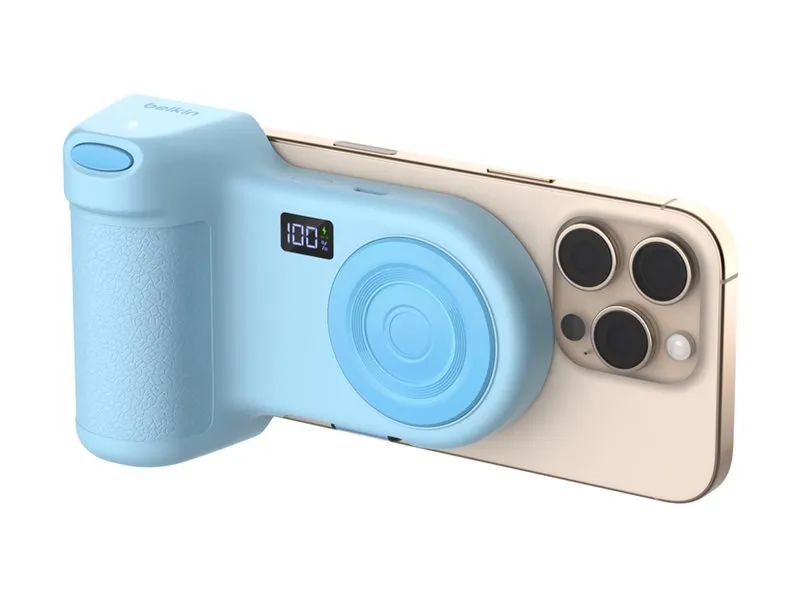 Belkin Stage Power Grip 9300mAh+ 15W Powerbank blau CTA006hqBL