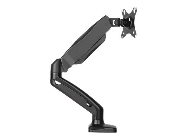 ICY BOX IB-MS303-T - Aufstellung (Gelenkarm, VESA-Adapter, Tisch-Klemme, Befestigung für Kabeldurchgang) - für LCD-Display - Metall - Schwarz - Bildschirmgröße: up to 68 cm (bis zu 27 Zoll)