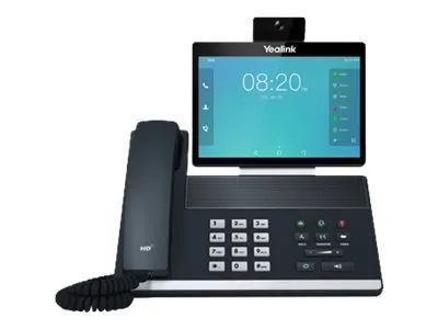 Yealink VP59 - IP-Videotelefon - mit Digitalkamera, Bluetooth-Schnittstelle mit Rufnummernanzeige - IEEE 802.11a/b/g/n/ac (Wi-Fi)