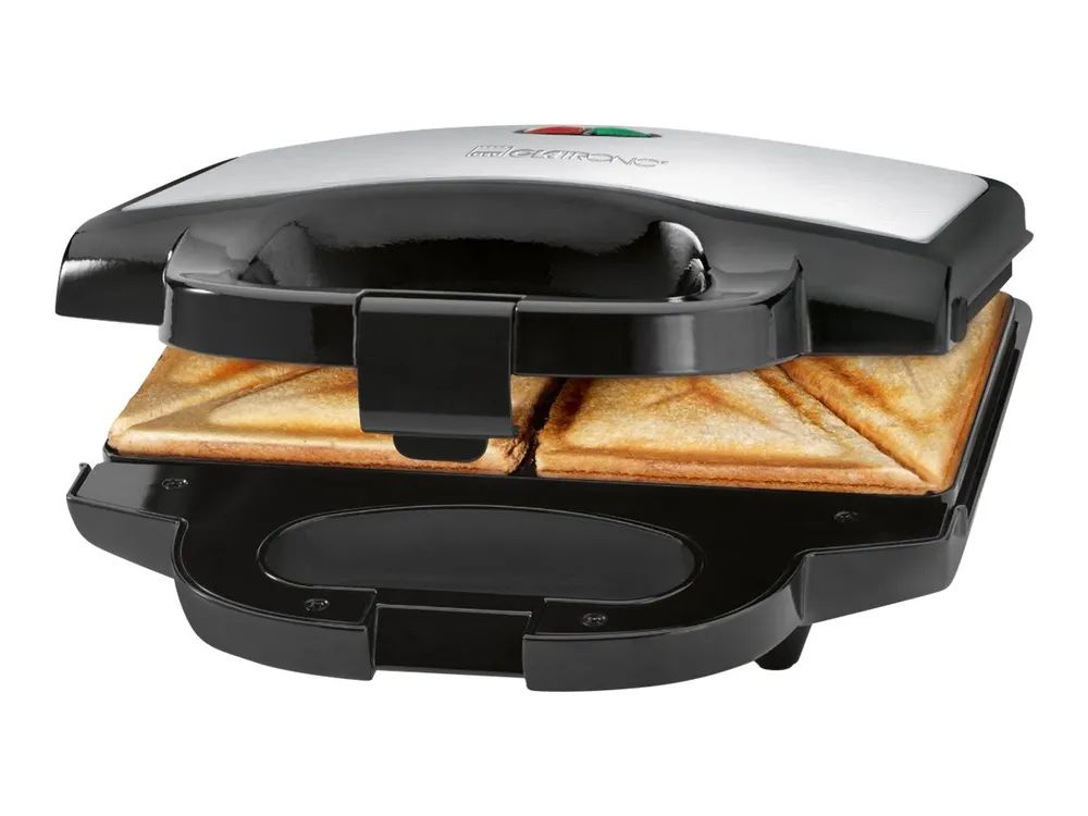 Clatronic ST 3778 - Sandwichmaker - 750 W - Black/Stainless
