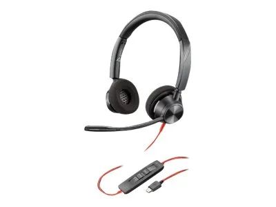 Poly Blackwire 3320 - 3300 Series - Headset - On-Ear