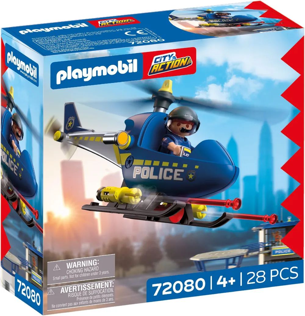 PLAYMOBIL 72080 City Action Polizeihelikopter