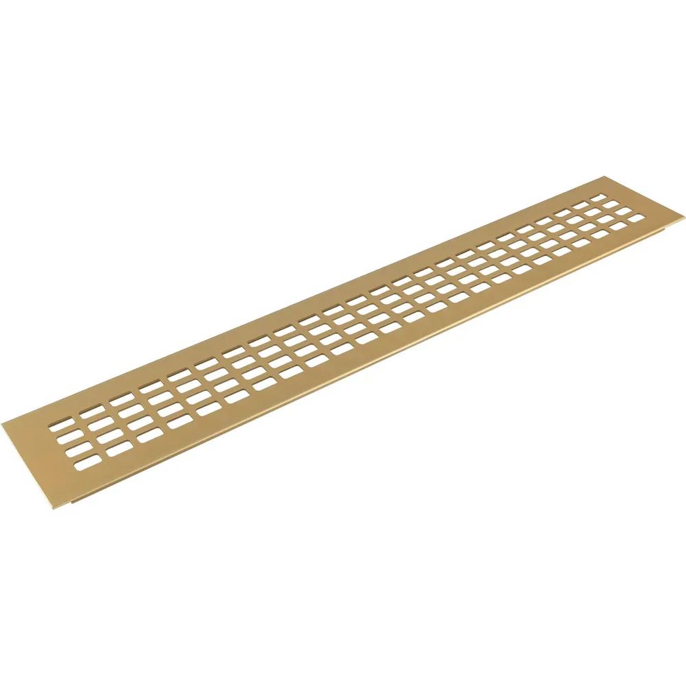 Schösswender Werke Gesellschaft m.b.H. Lüftungsgitter 500 x 80 mm Aluminium gold eloxiert