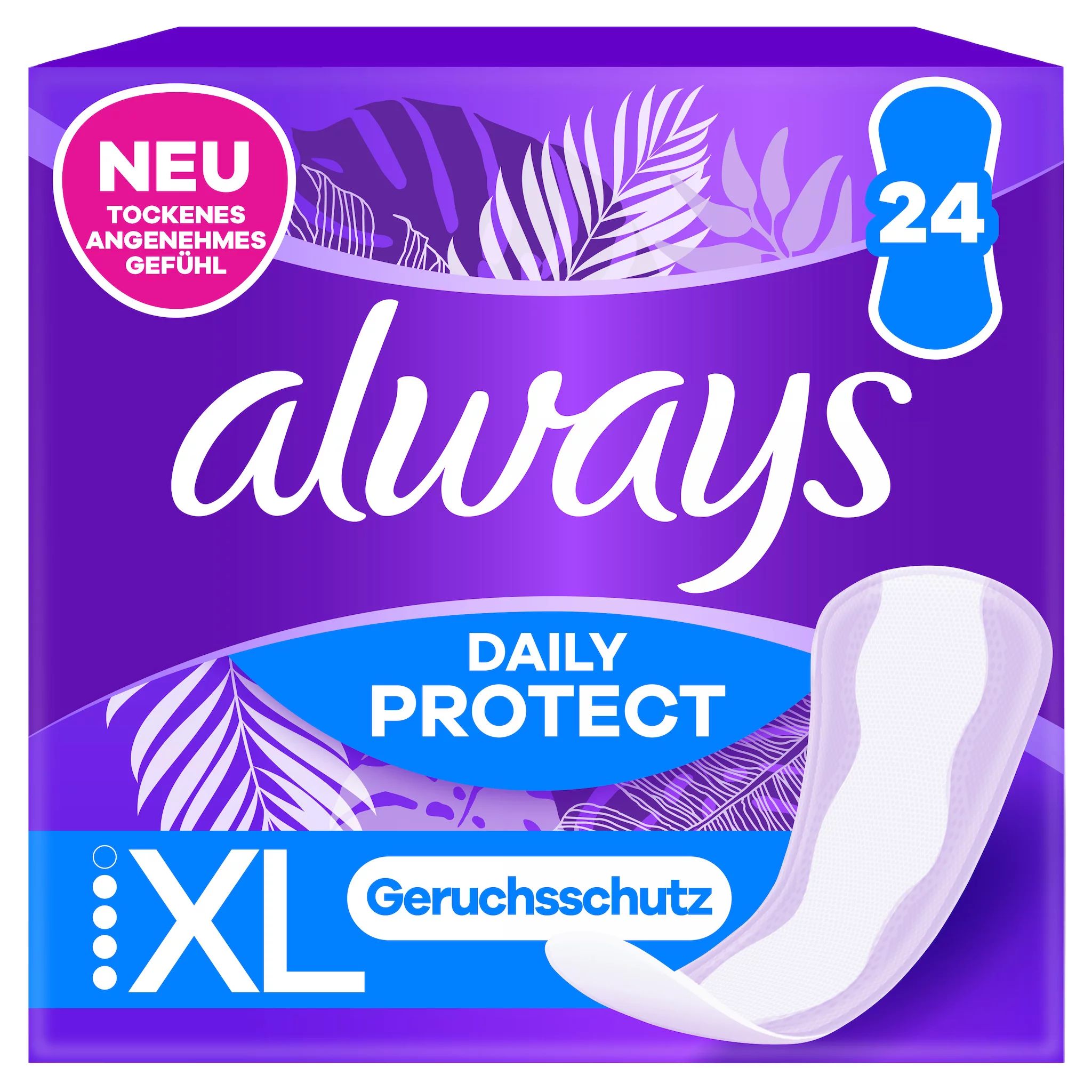 always Daily Protect Extra Long mit leichtem Duft 24