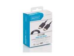 DIGITUS HDMI High Speed Verbindungskabel mit Ethernet, Typ A, hoch flexibel