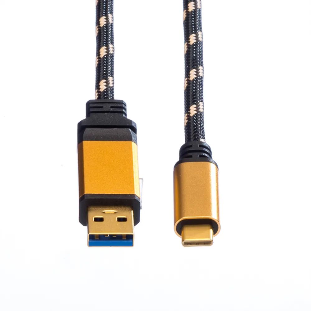 ROLINE GOLD USB 3.2 Gen 1 Kabel, USB A-C, ST/ST, 3 m