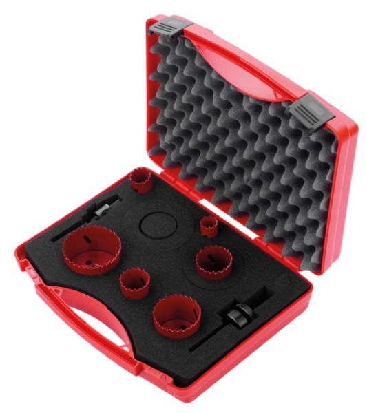 CIMCO Lochsägen-Set Elektro metrisch HSS-Bi-Metall M20-64