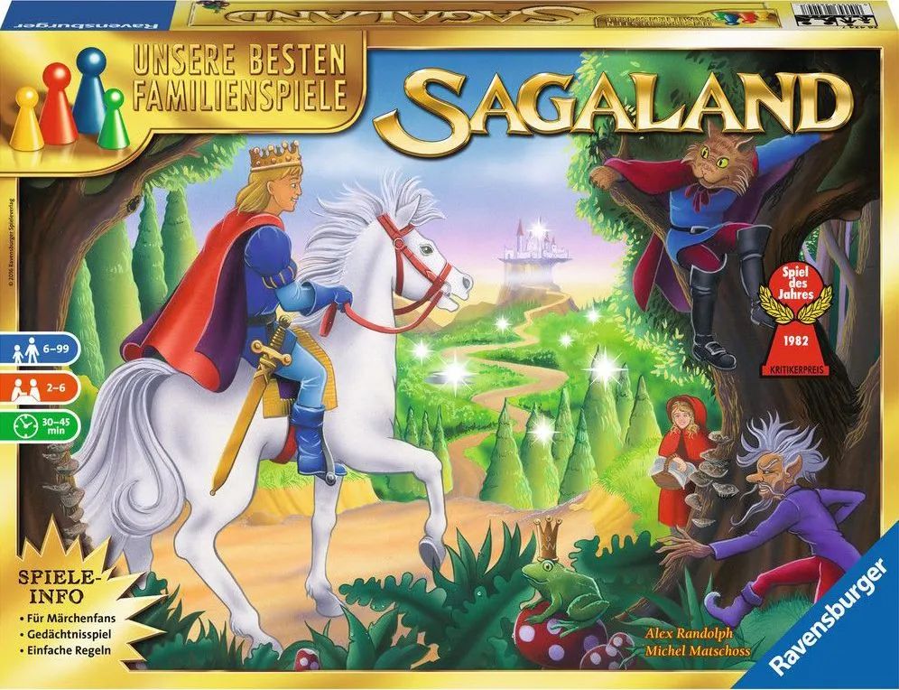 Ravensburger Sagaland - Brettspiel - Reisen/Abenteuer - 6 Jahr(e) - Familienspiel