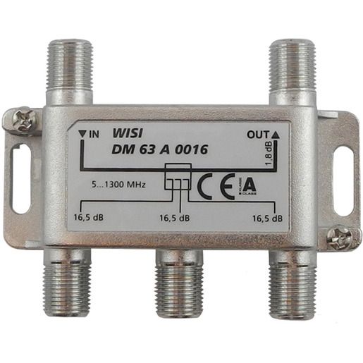 WISI 3-FACH ABZWEIGER 16,5 dB/1,8dB / DM 63 A 0016 002770