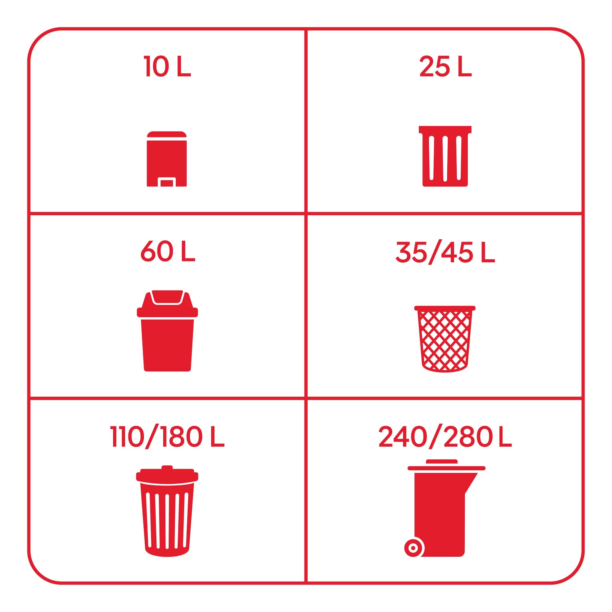 VORTEX Müllbeutel HDPE violett-weiß 35L 30 Stk 