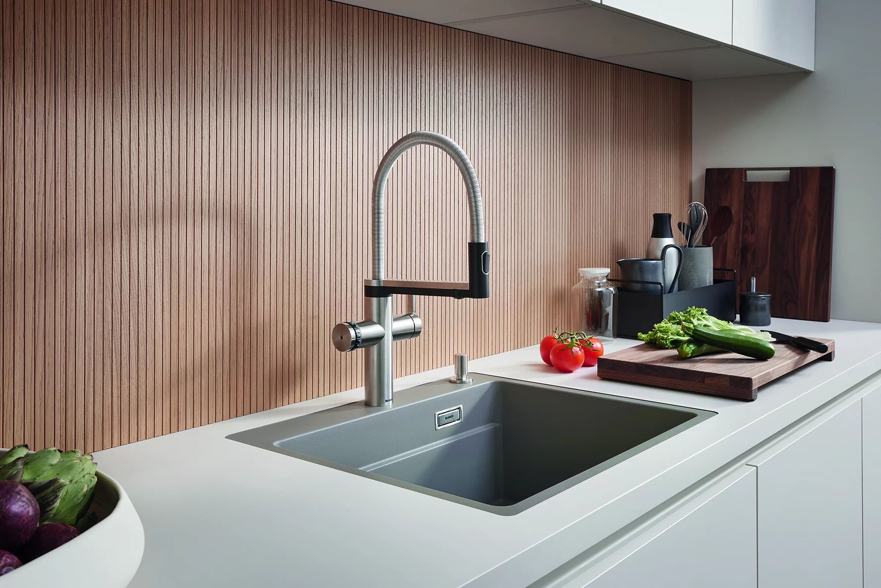 BLANCO CHOICE.All + BLANCO CHOICE Icona, edelstahl gebürstet - SET