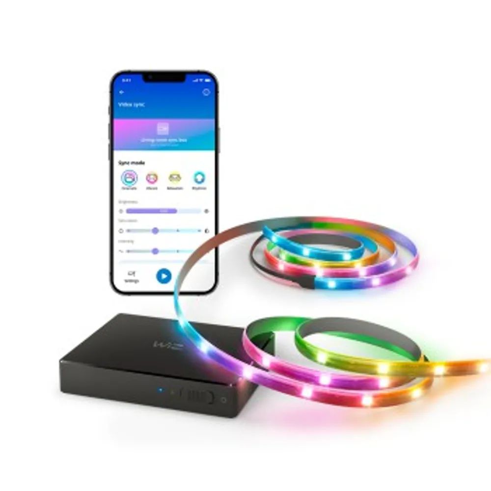 WiZ HDMI Sync Box mit LED-Streifen, 75"-85" EU