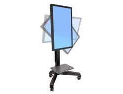 Ergotron Neo-Flex Mobile MediaCenter LD - Wagen - für LCD-Display - Schwarz - Bildschirmgröße: 68.6-152.4 cm (27"-60")