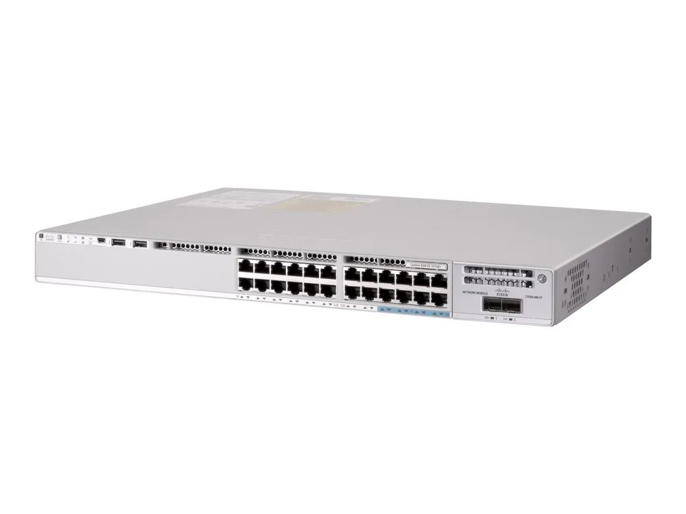 Cisco Catalyst 9200 - Network Advantage - Switch - L3 - managed - 8 x 100/1000/2.5G/5G/10GBase-T + 16 x 10/100/1000 (PoE+)