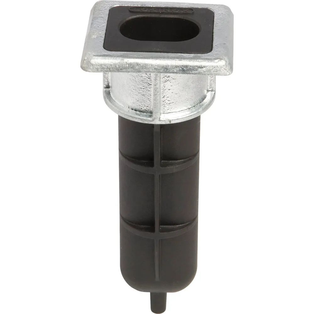 Locinox Bodenanschlag für Stangenriegel, 70 x 65 x 6 mm, Höhe 166,5 mm