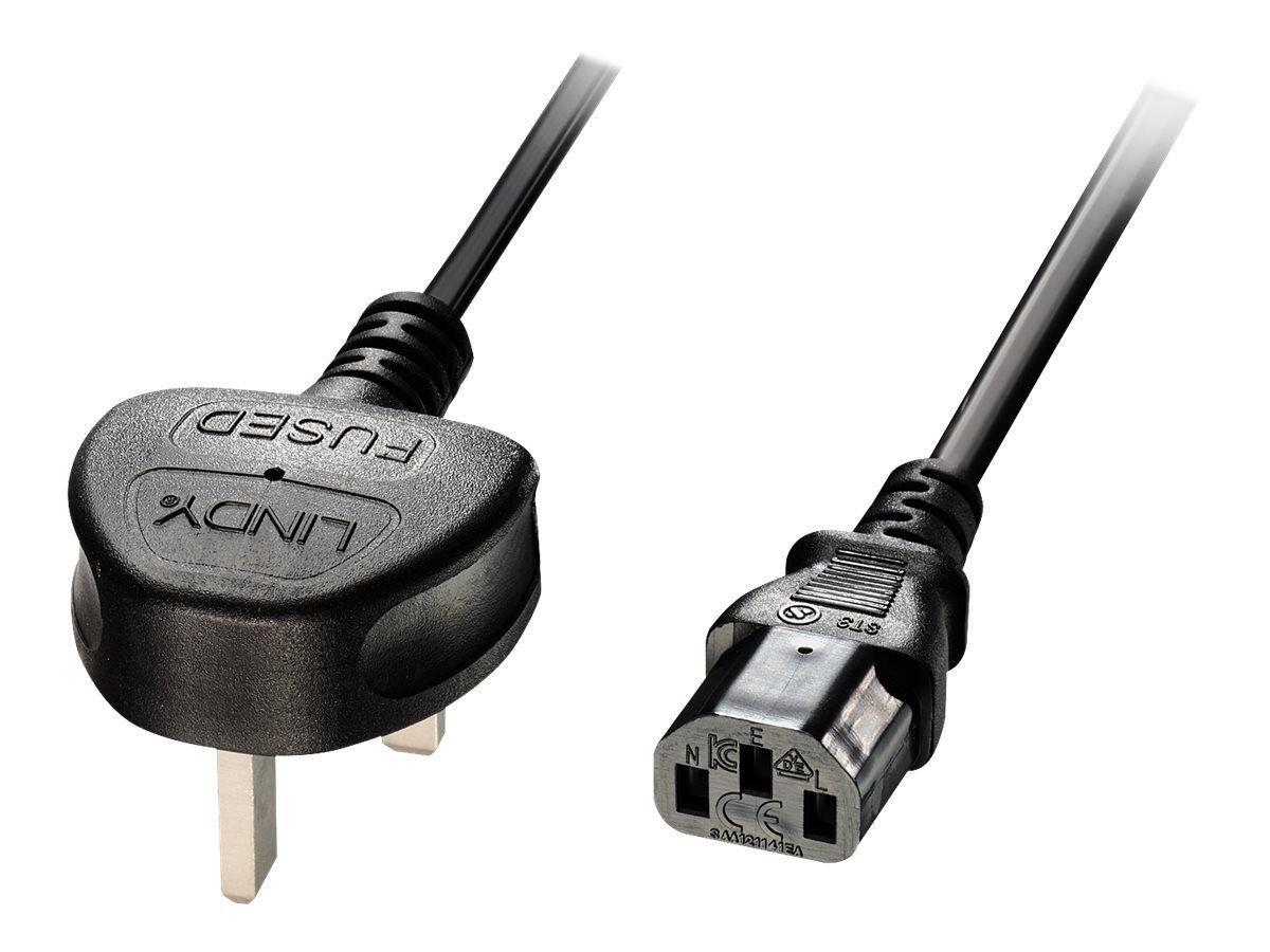 Lindy Stromkabel - BS 1363 (S) bis IEC 60320 C13