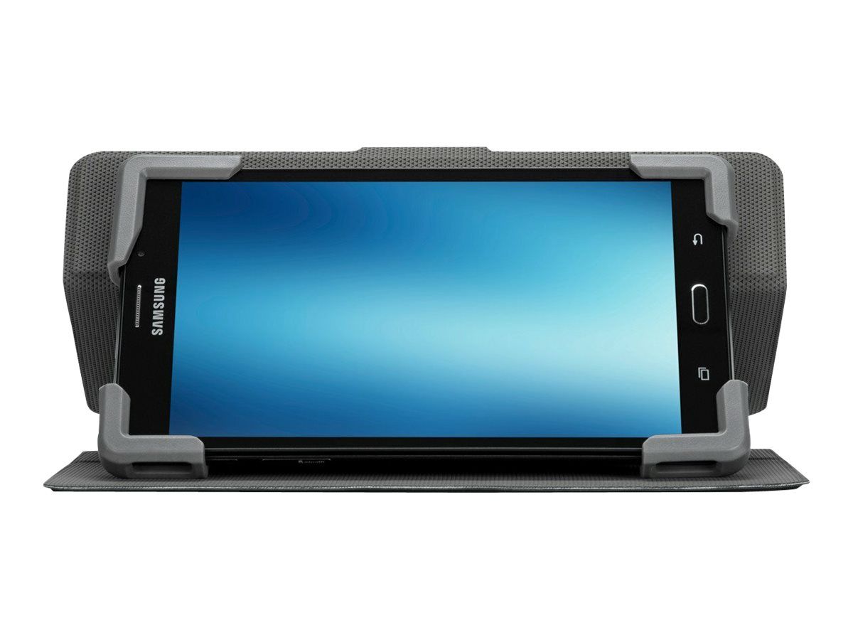 Targus Safe Fit Universal 360° Rotating - Flip-Hülle für Tablet - Polyurethan - Schwarz - 17.8 cm - 21.6 cm (7" - 8.5")