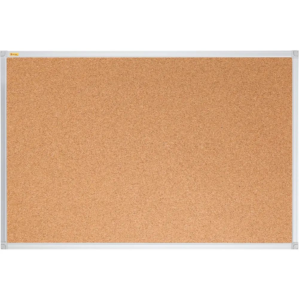 Büro Handel GmbH***  Korkwandtafel 900 x 600 mm braun, Alurahmen silber eloxiert