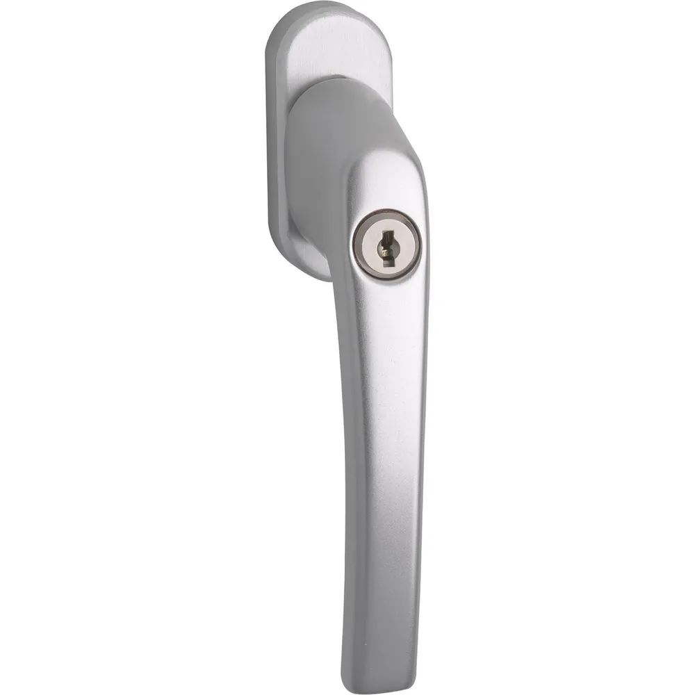ROTO Fenstergriff ROTOLINE - Sperrzylinder, 40 Nm, Aluminium silber eloxiert