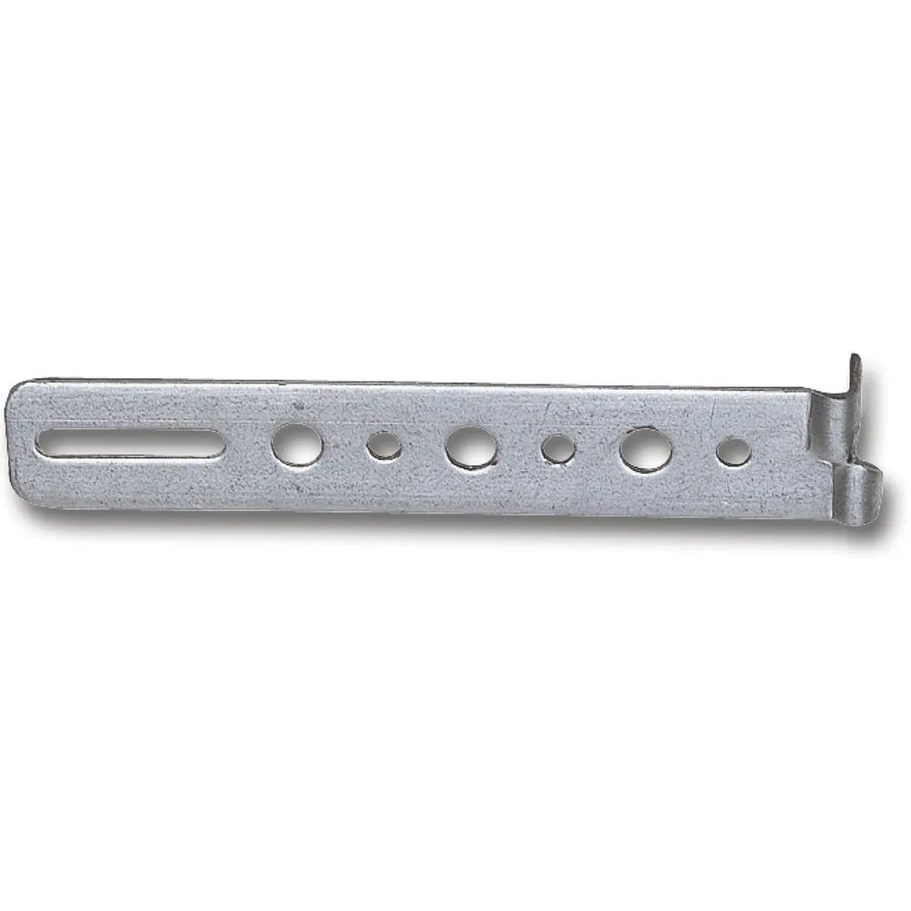 Hofmann GmbH & Co KG Metallwarenerzeugung Stockpratzen gerade, Version A, 120 x 20 x 1,5 mm, Stahl verzinkt