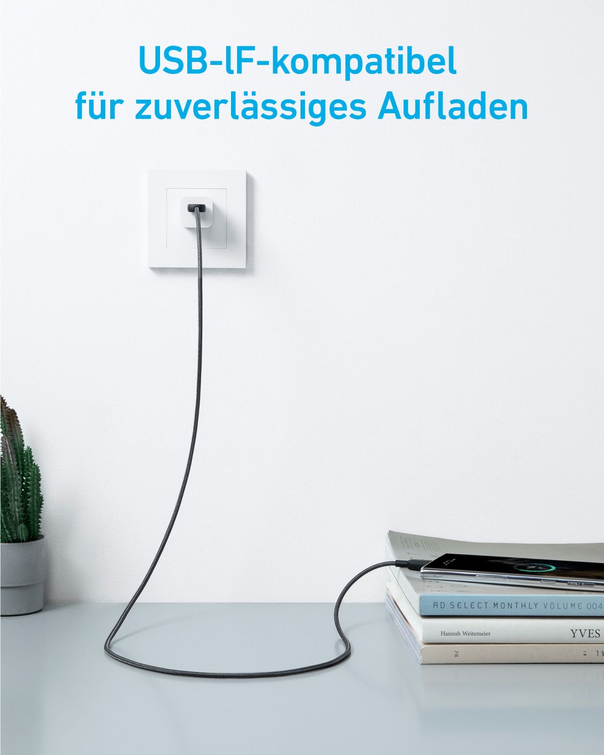 Anker Innovations Anker 322 - USB-Kabel - 24 pin USB-C (M) zu USB (M)